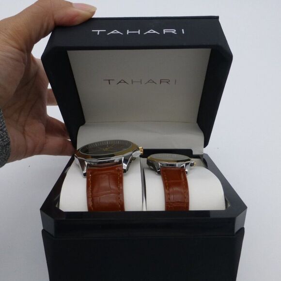 NIB - Tahari His and Her's Matching Watch Set (2 Watches) - Picture 10 of 11